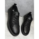 Ботинки кожаные черные RT (подошва силикон)