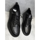 Ботинки кожаные черные RT